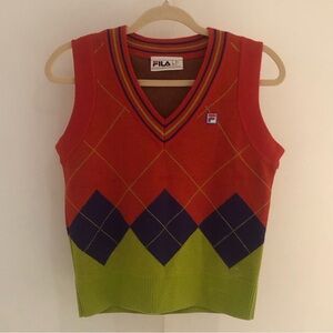 Fila Argyle Vest